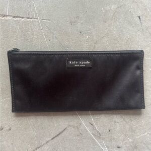 Kate Spade Black Zippered Pouch